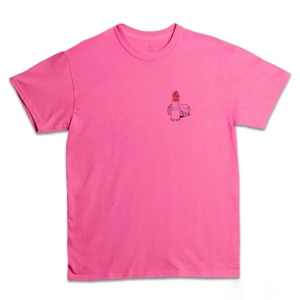 VIOLETTE_FR | Pink ‘Bisou Balm’ Tee - Picture 2 of 8